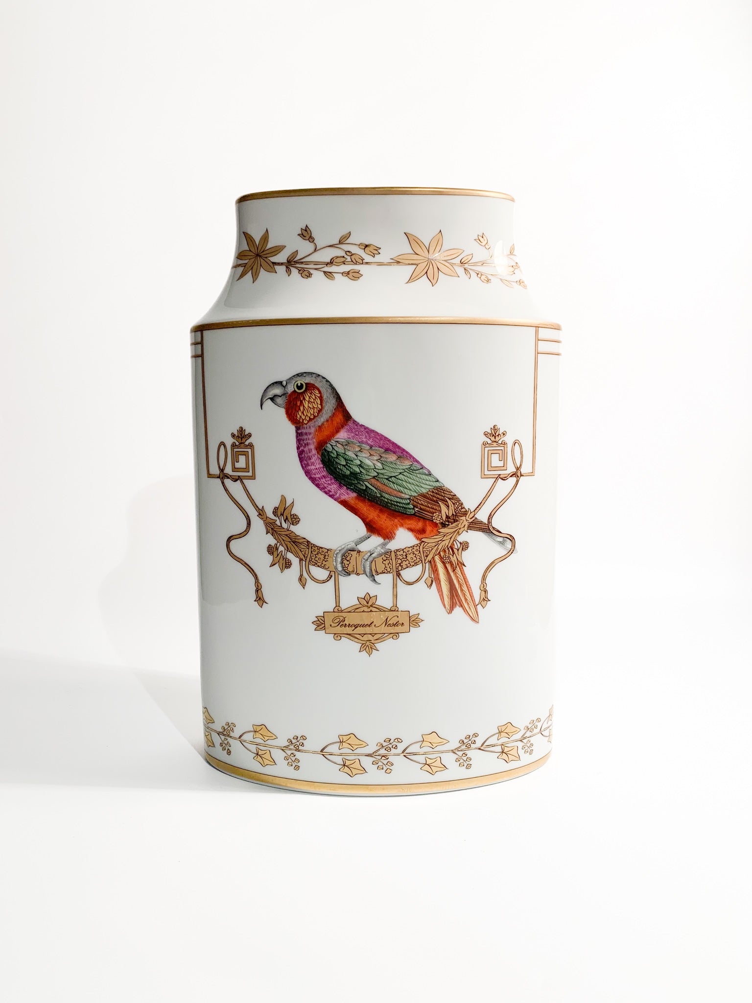 Vaso Volière Ellittico in Porcellana di Ginori 1735