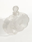 Lalique Crystal Perfume Bottle Deux Fleurs 80s