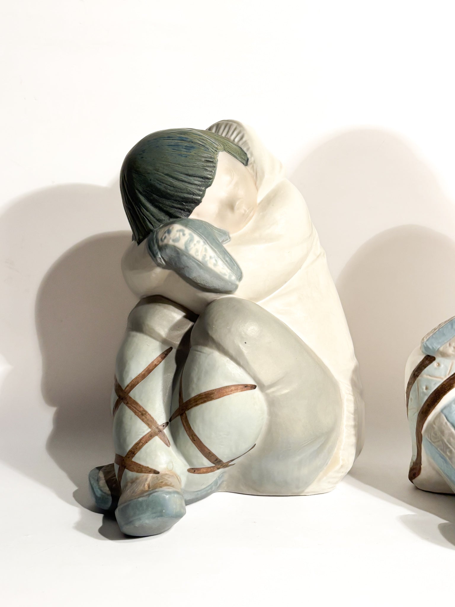 Scultura di Eschimese in Gres di Juan Huerta per Lladró Anni 90