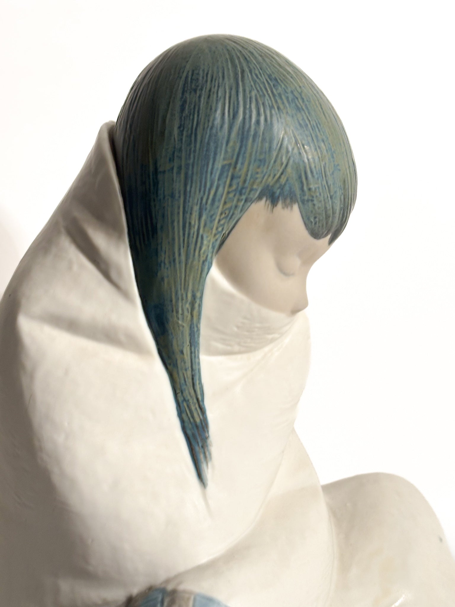 Scultura di Eschimese in Gres di Juan Huerta per Lladró Anni 90