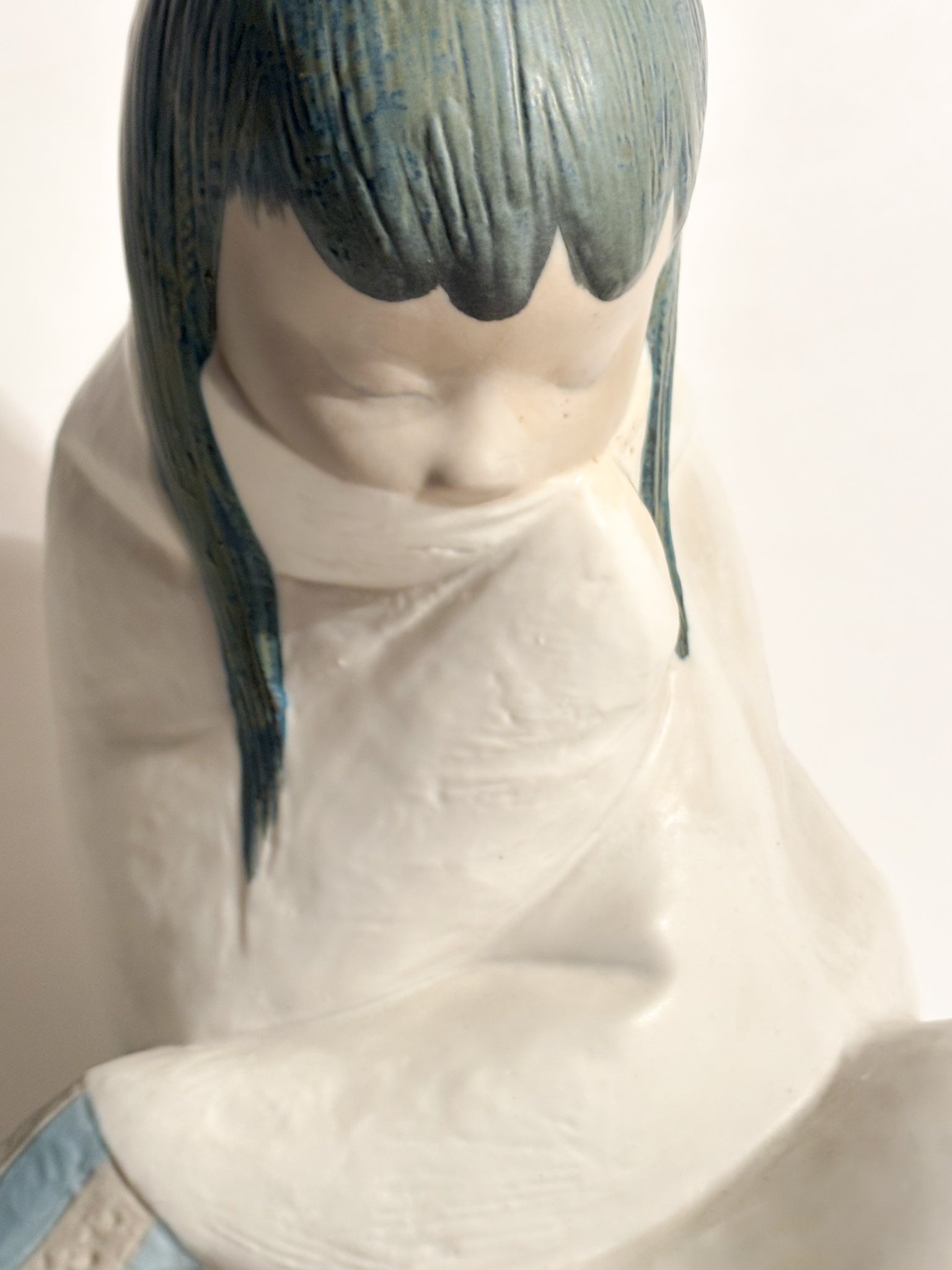 Scultura di Eschimese in Gres di Juan Huerta per Lladró Anni 90