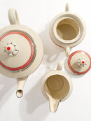 Servizio da Tè in Porcellana Bavarese Dipinta a Mano Anni 40