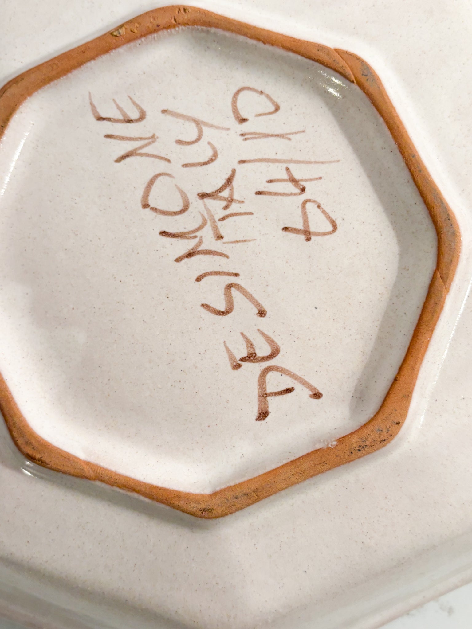 Ceramic Bowl by Giovanni De Simone Hand-Painted 70s