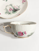 Tazzina da Caffè in Porcellana di Meissen Dipinta con Scene Classiche del 1800