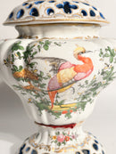 Vaso Brucia Profumo in Porcellana Francese Dipinto a Mano Anni 20