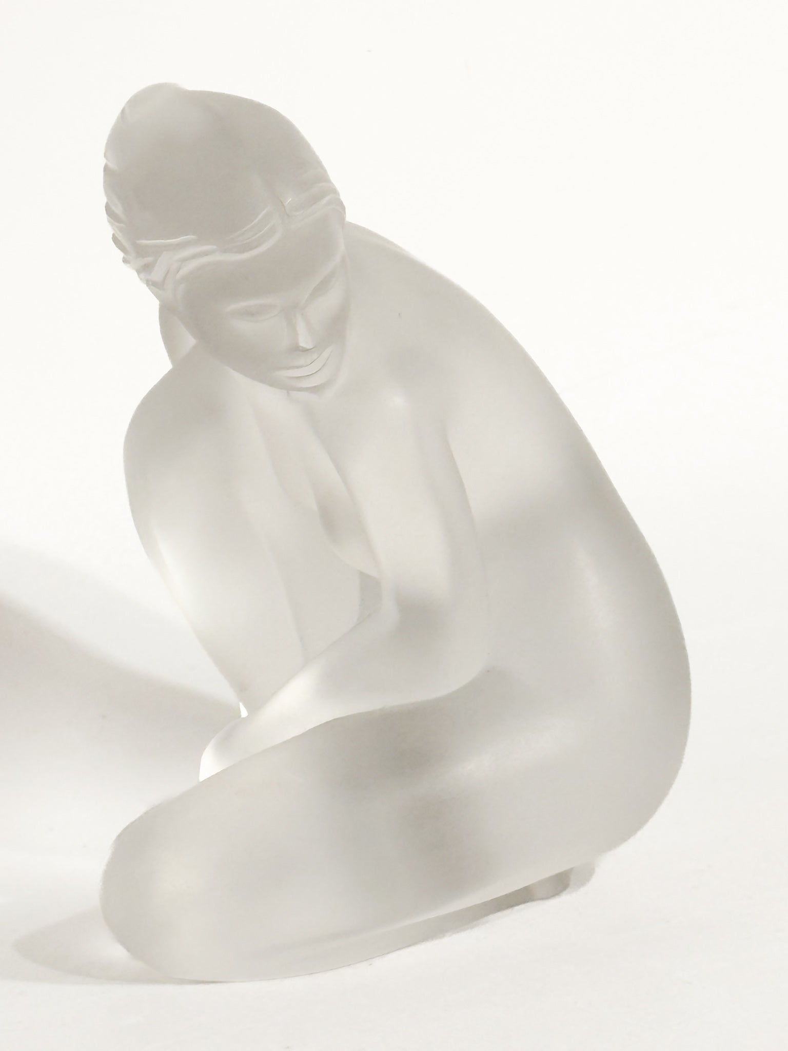 Statuina in Cristallo di Lalique 'Petite Vue Venus' Anni 90