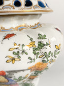 Vaso Brucia Profumo in Porcellana Francese Dipinto a Mano Anni 20