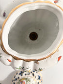 Vaso Brucia Profumo in Porcellana Francese Dipinto a Mano Anni 20