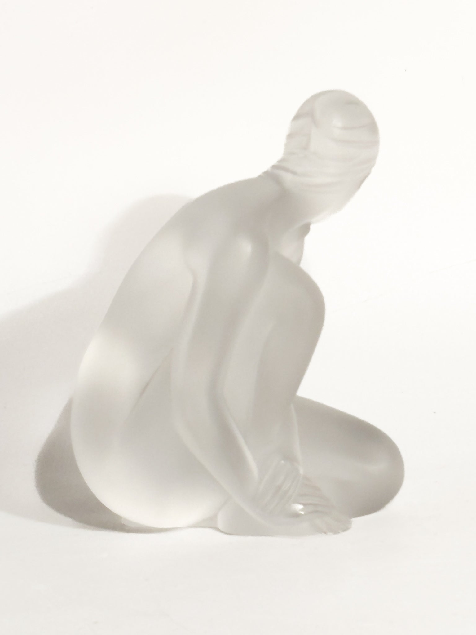 Statuina in Cristallo di Lalique 'Petite Vue Venus' Anni 90