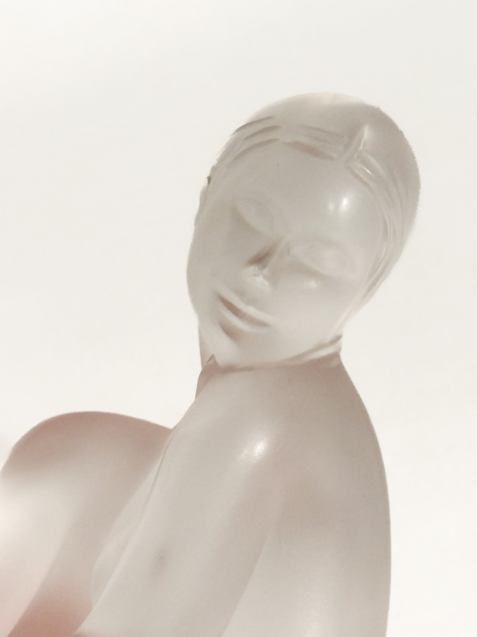 Statuina in Cristallo di Lalique 'Petite Vue Venus' Anni 90