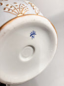 Teiera in Porcellana di Capodimonte, Bronzo e Oro Zecchino Fine 1800