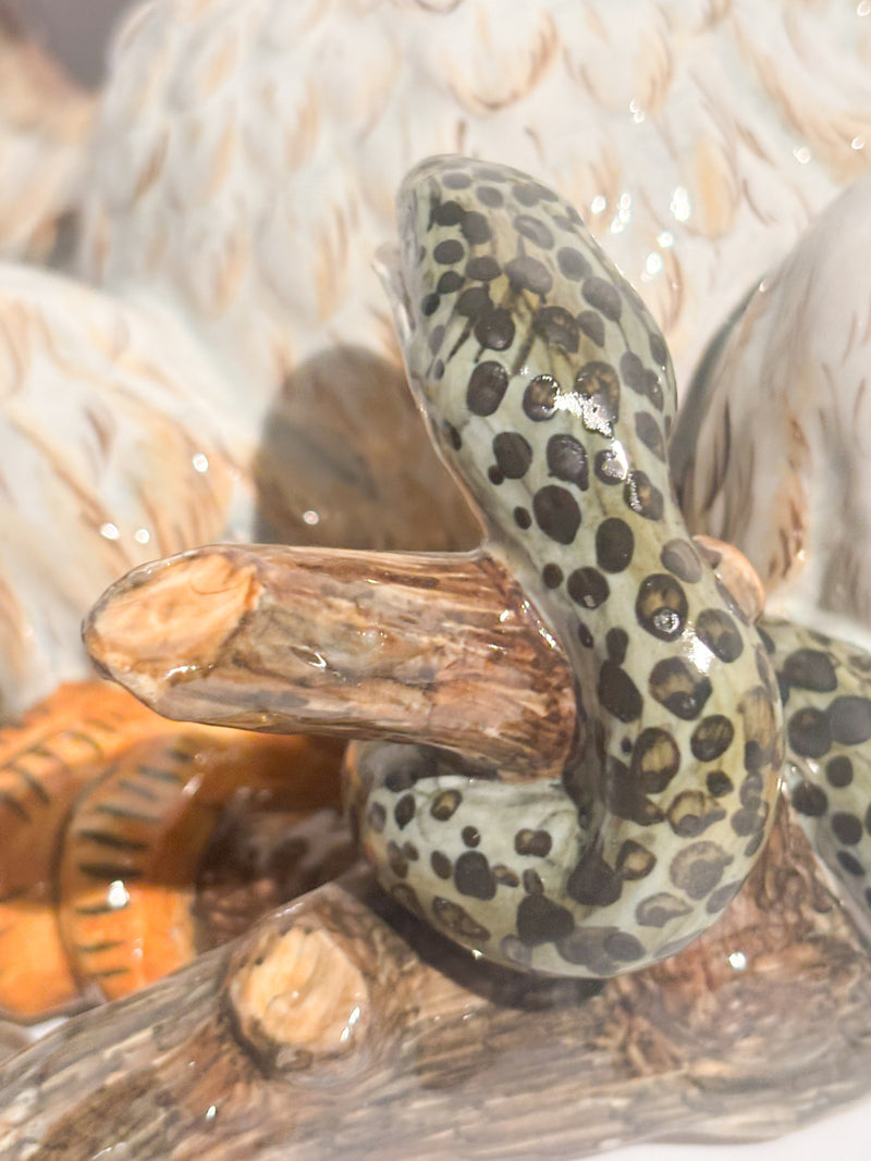 Mensola Portafiori da Parete in Ceramica di Ginori - Doccia a Forma di Aquila