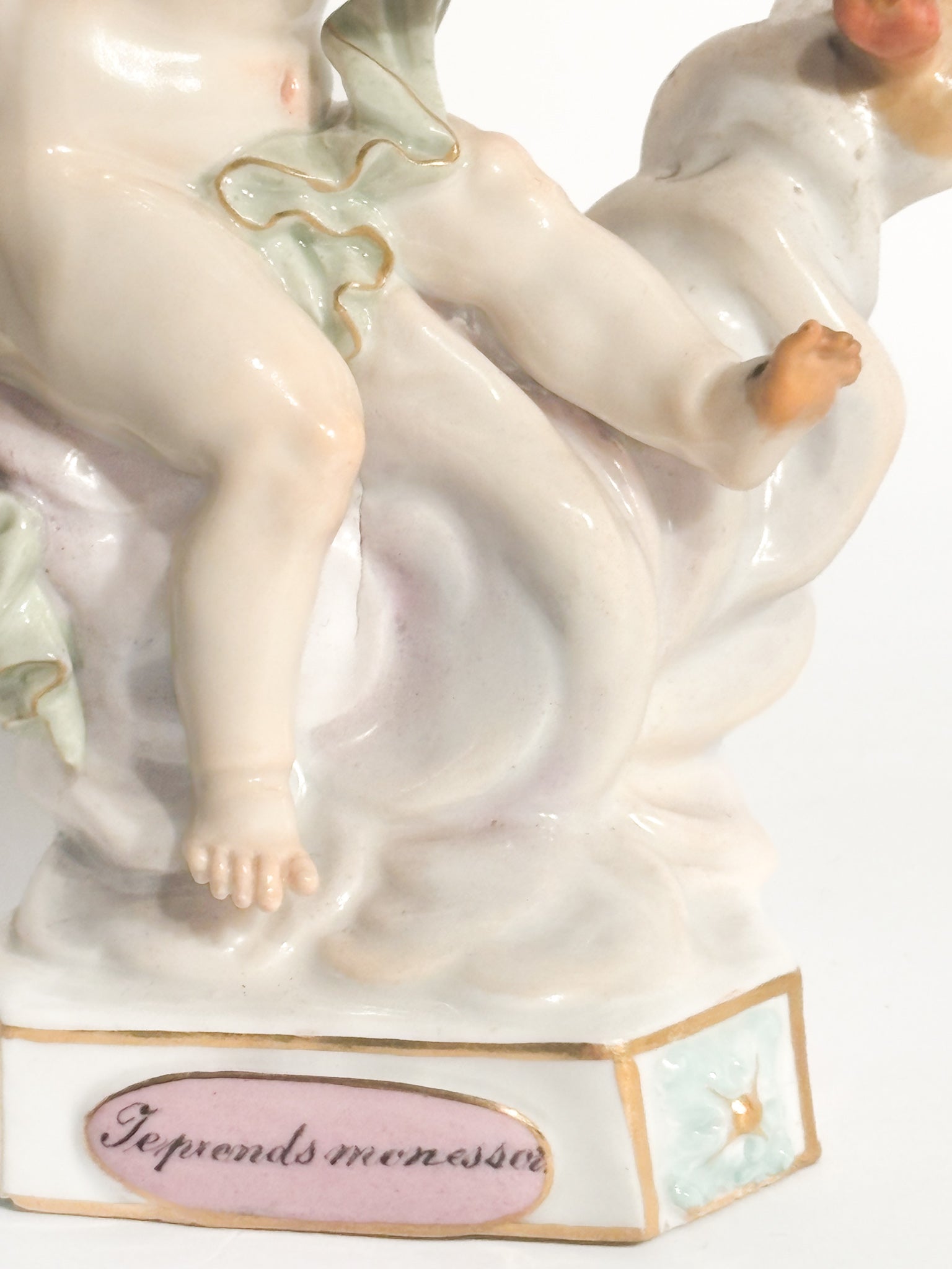 Meissen Porcelain Putto of Love Figurine from 1800