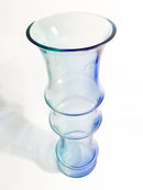 Light Blue and Blue Murano Glass Vase by Nason Bamboo from the 1980s