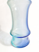 Light Blue and Blue Murano Glass Vase by Nason Bamboo from the 1980s