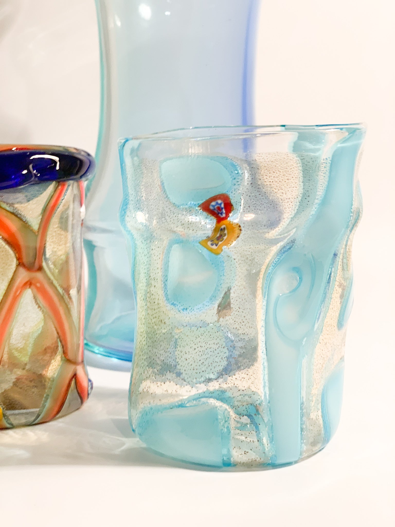 Goto de Fornasa in Light Blue Murano Glass from the 1980s