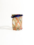 Goto de Fornasa Dorato e Blu in Vetro di Murano Anni 80