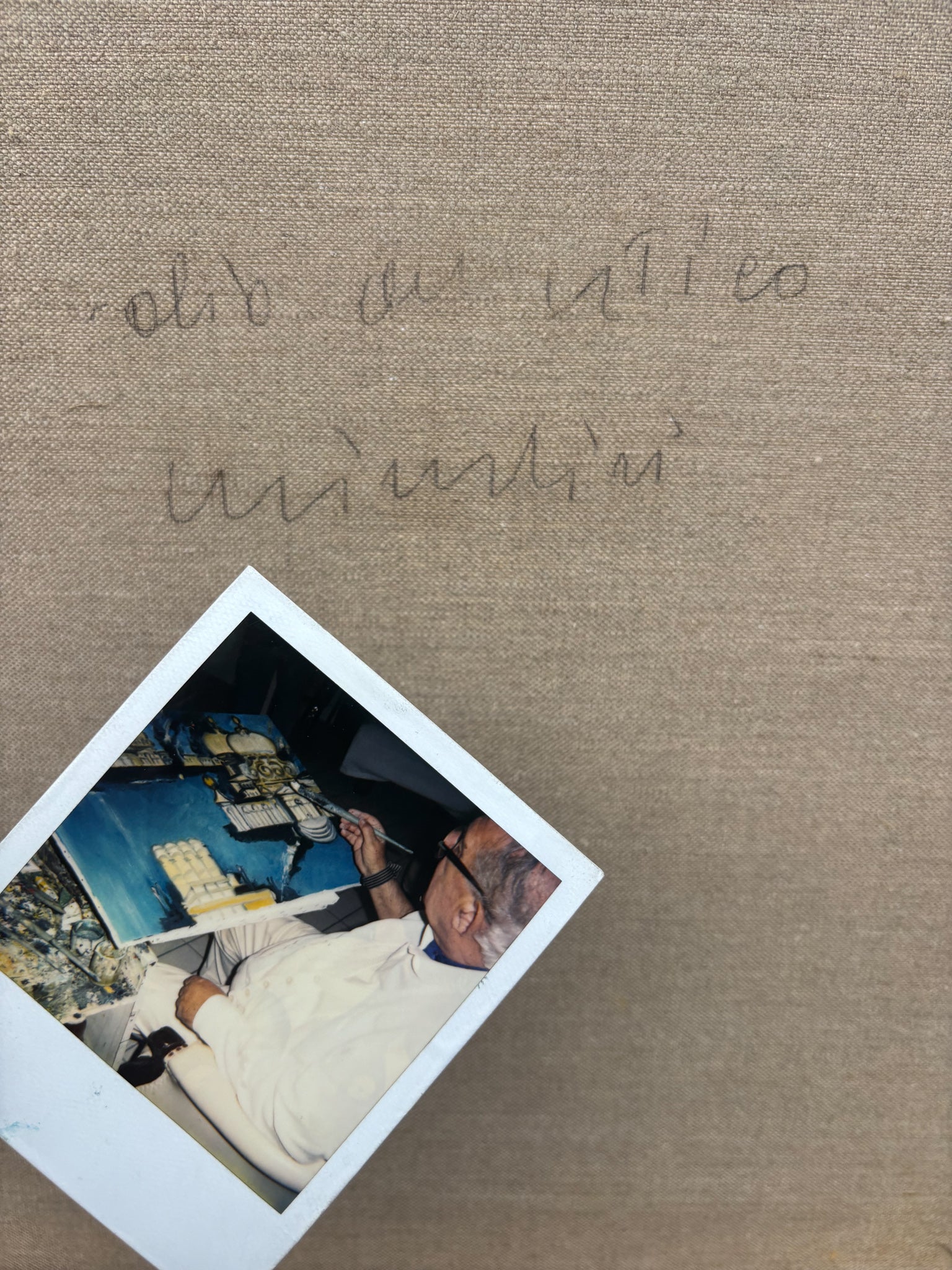 Oil painting on canvas of Venice by Remo Brindisi, 1970s