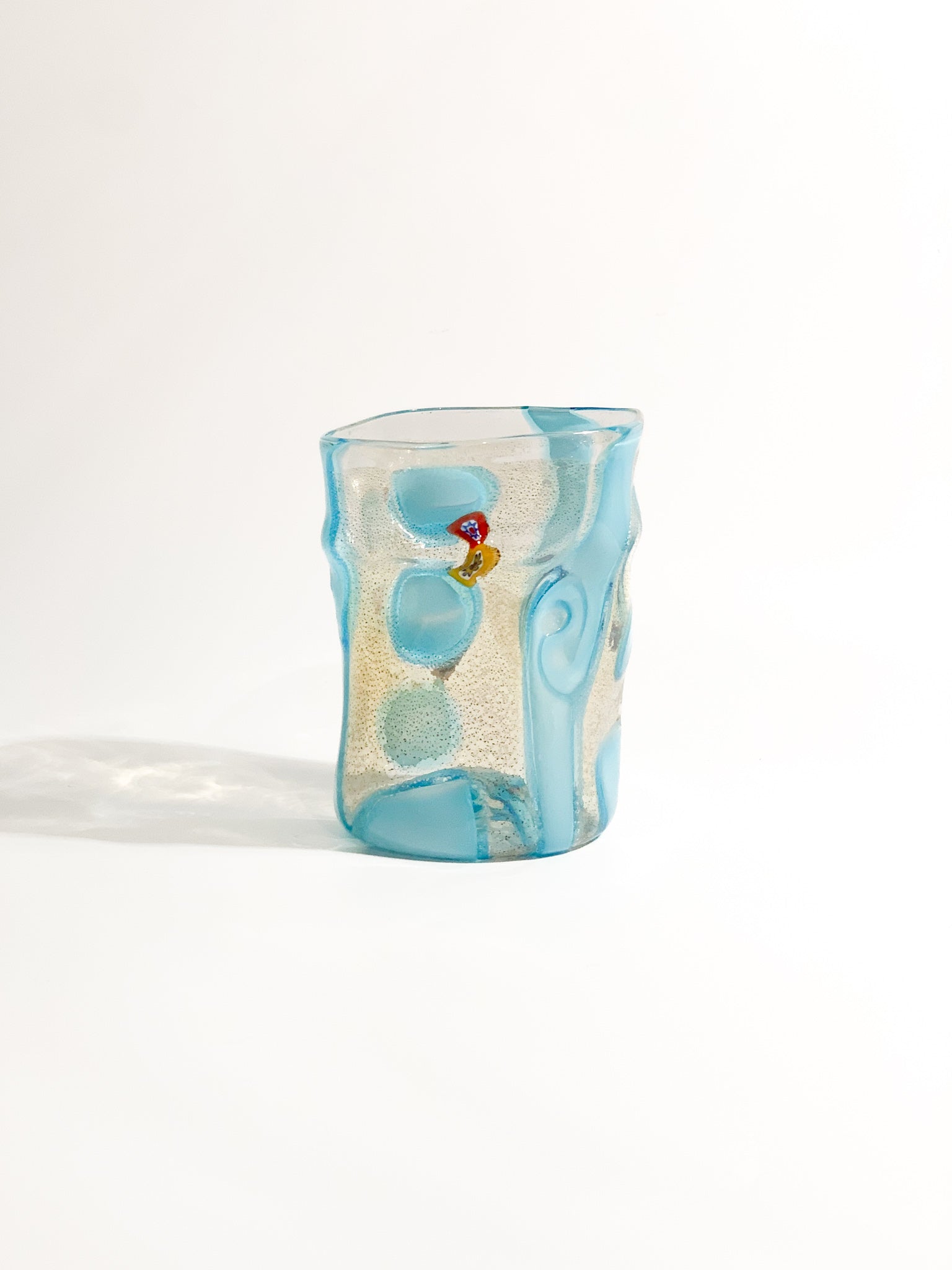 Goto de Fornasa in Light Blue Murano Glass from the 1980s