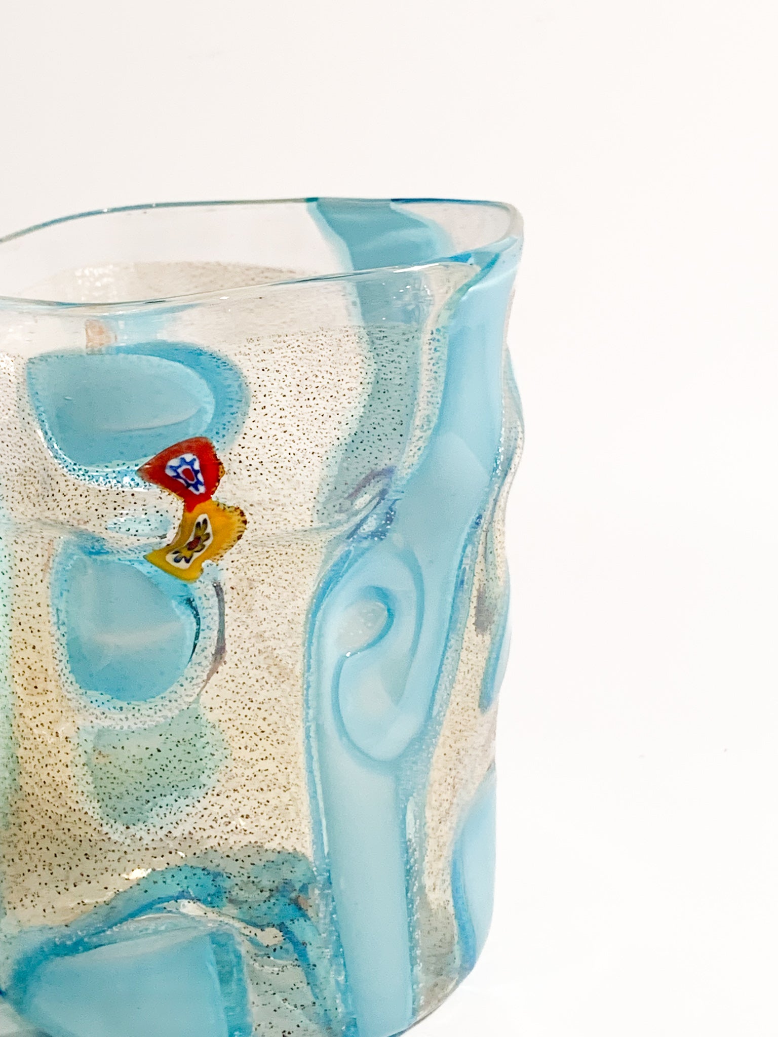 Goto de Fornasa in Light Blue Murano Glass from the 1980s