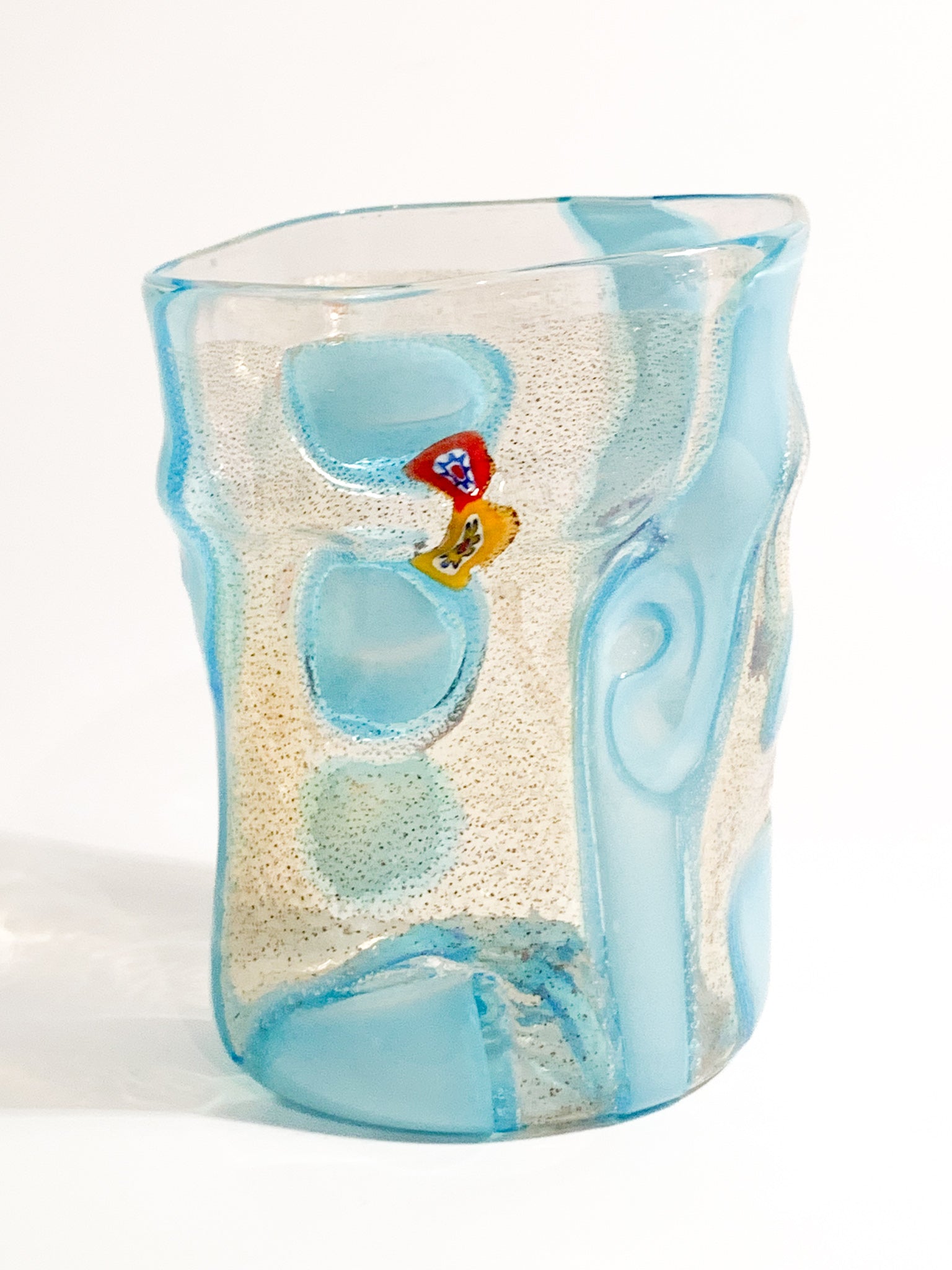 Goto de Fornasa in Light Blue Murano Glass from the 1980s