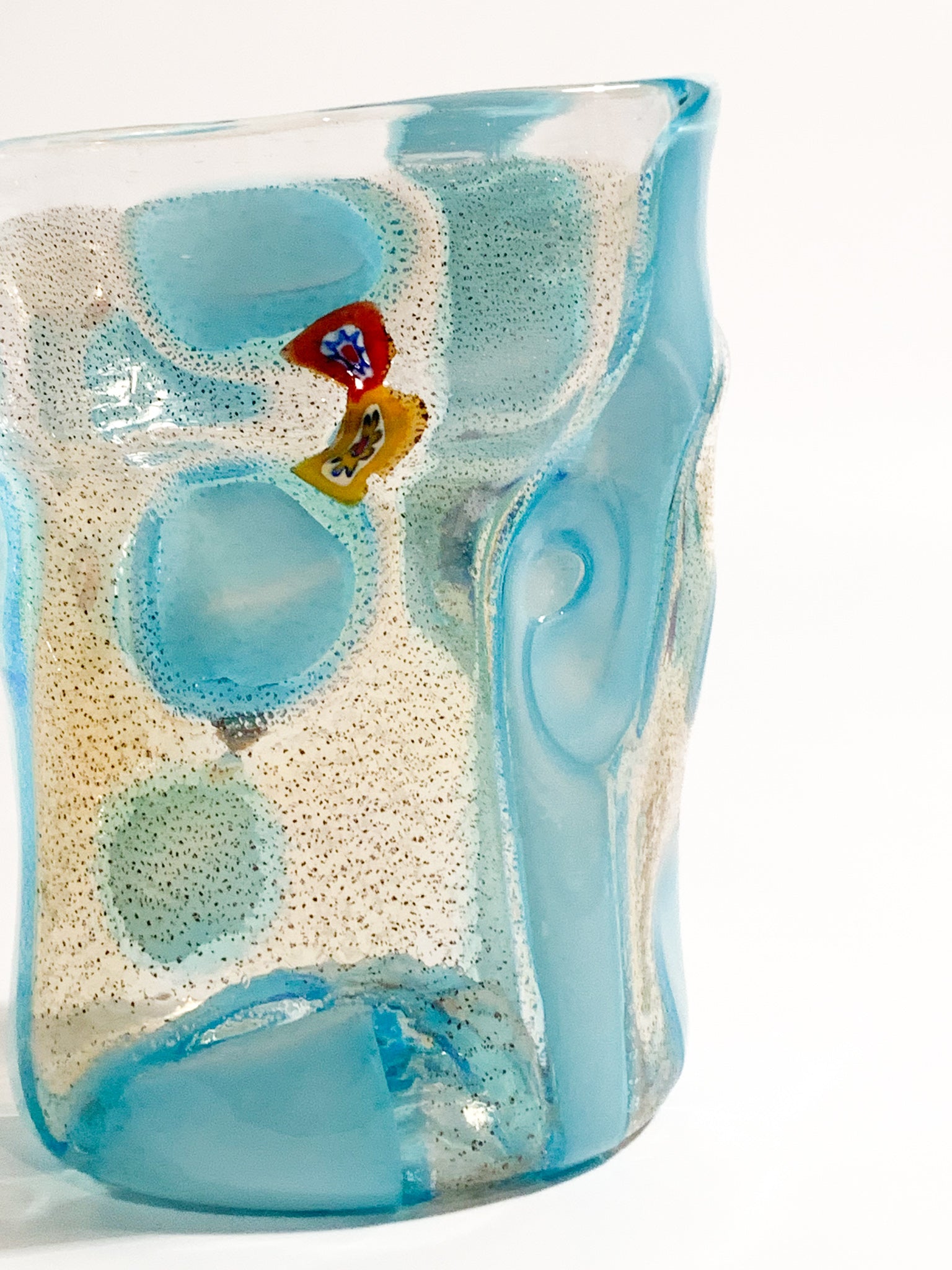 Goto de Fornasa in Light Blue Murano Glass from the 1980s