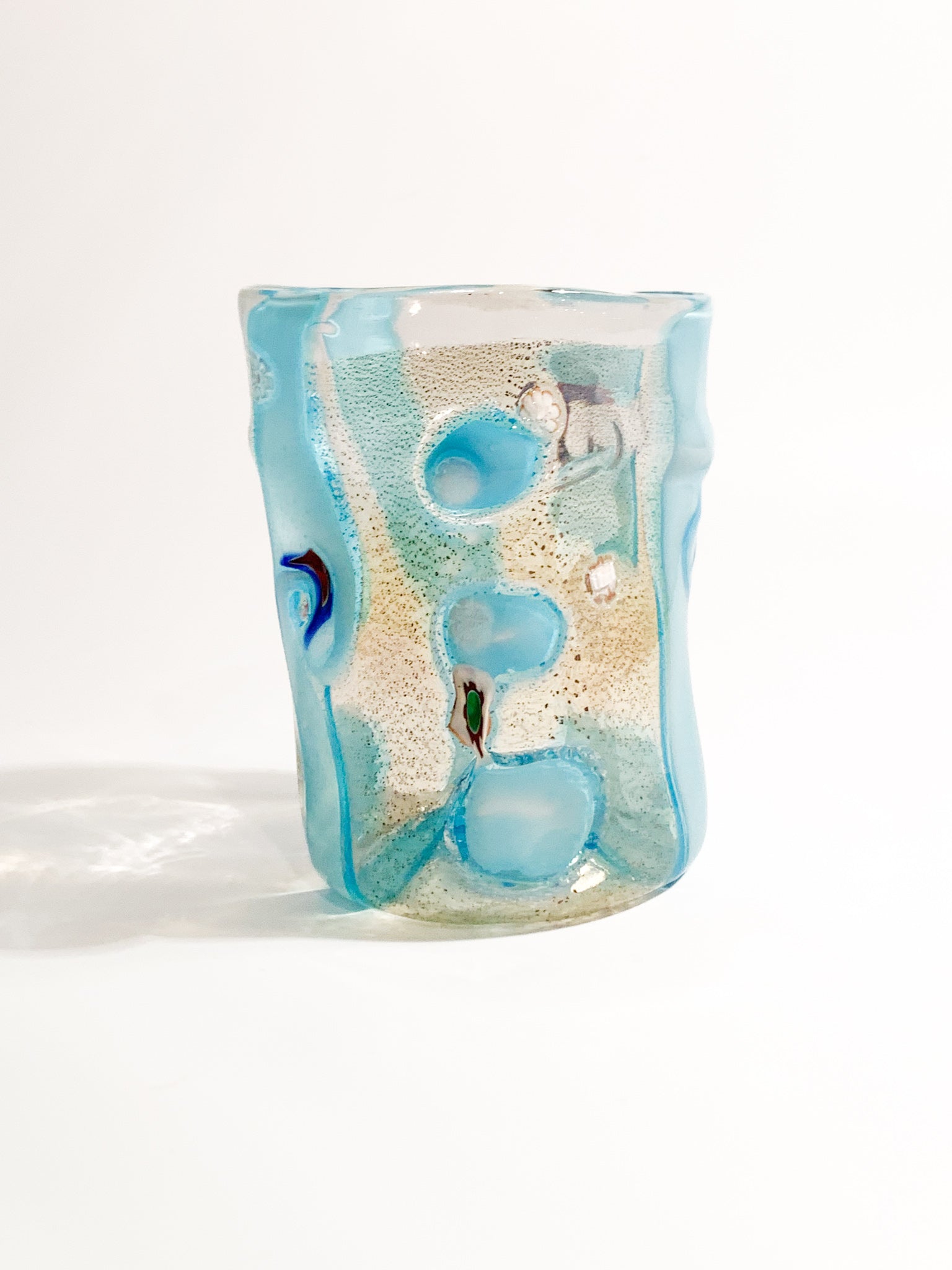 Goto de Fornasa in Light Blue Murano Glass from the 1980s