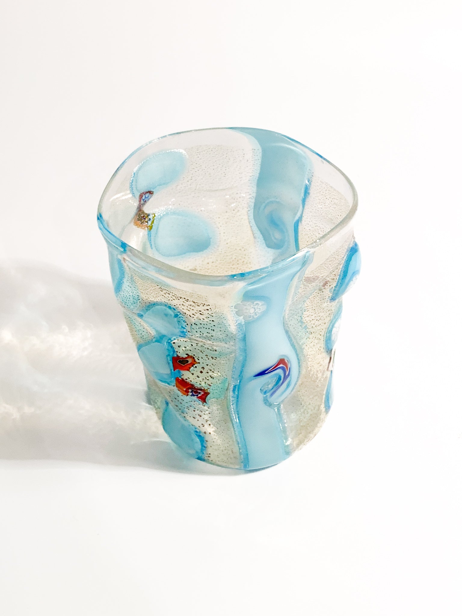 Goto de Fornasa in Light Blue Murano Glass from the 1980s