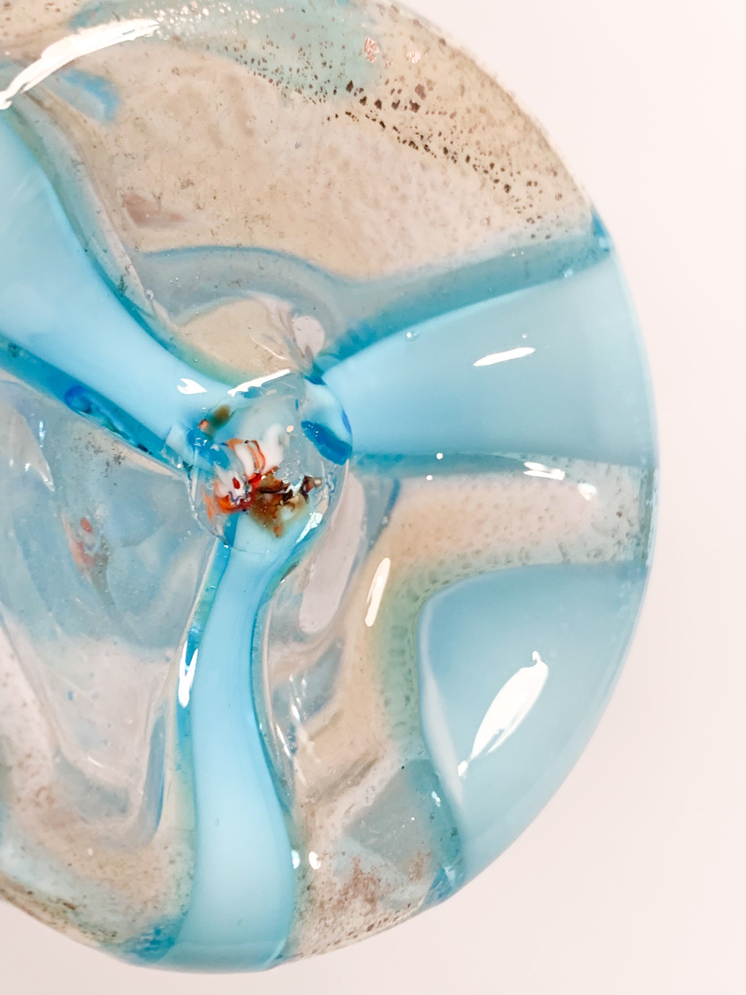 Goto de Fornasa in Light Blue Murano Glass from the 1980s