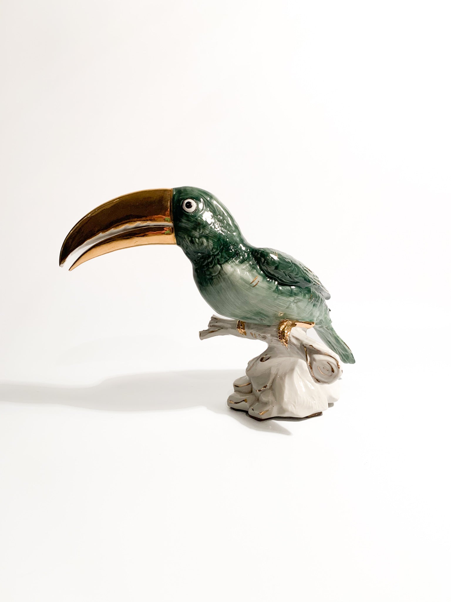 Italian Ceramic Sculpture of Tucano from the 1950s