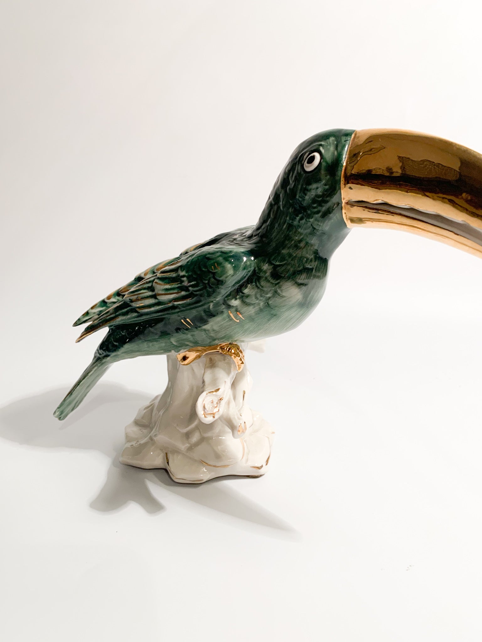 Italian Ceramic Sculpture of Tucano from the 1950s