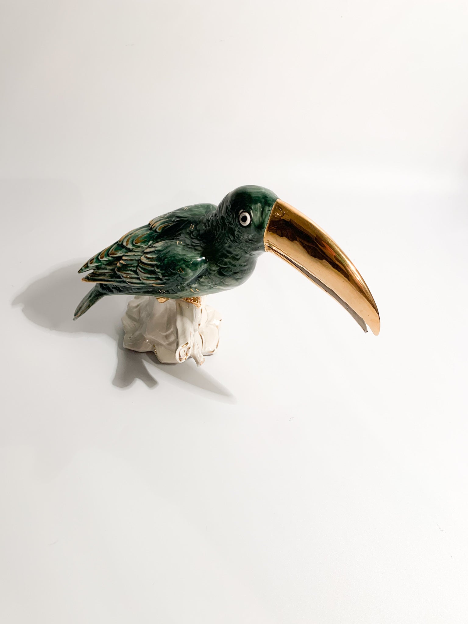 Italian Ceramic Sculpture of Tucano from the 1950s