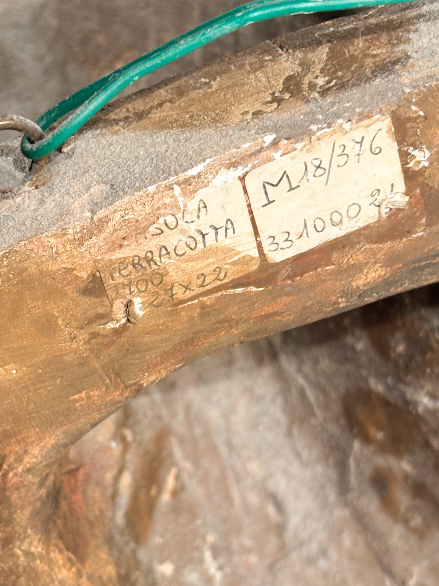 Pair of Terracotta Shelves Italian Production of the 18th Century