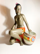 Scultura di Dama Etnica Di C.I.A. Manna Torino Anni 50