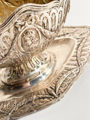 Silver 800 Chiseled Sauceboat XIX - XX Century