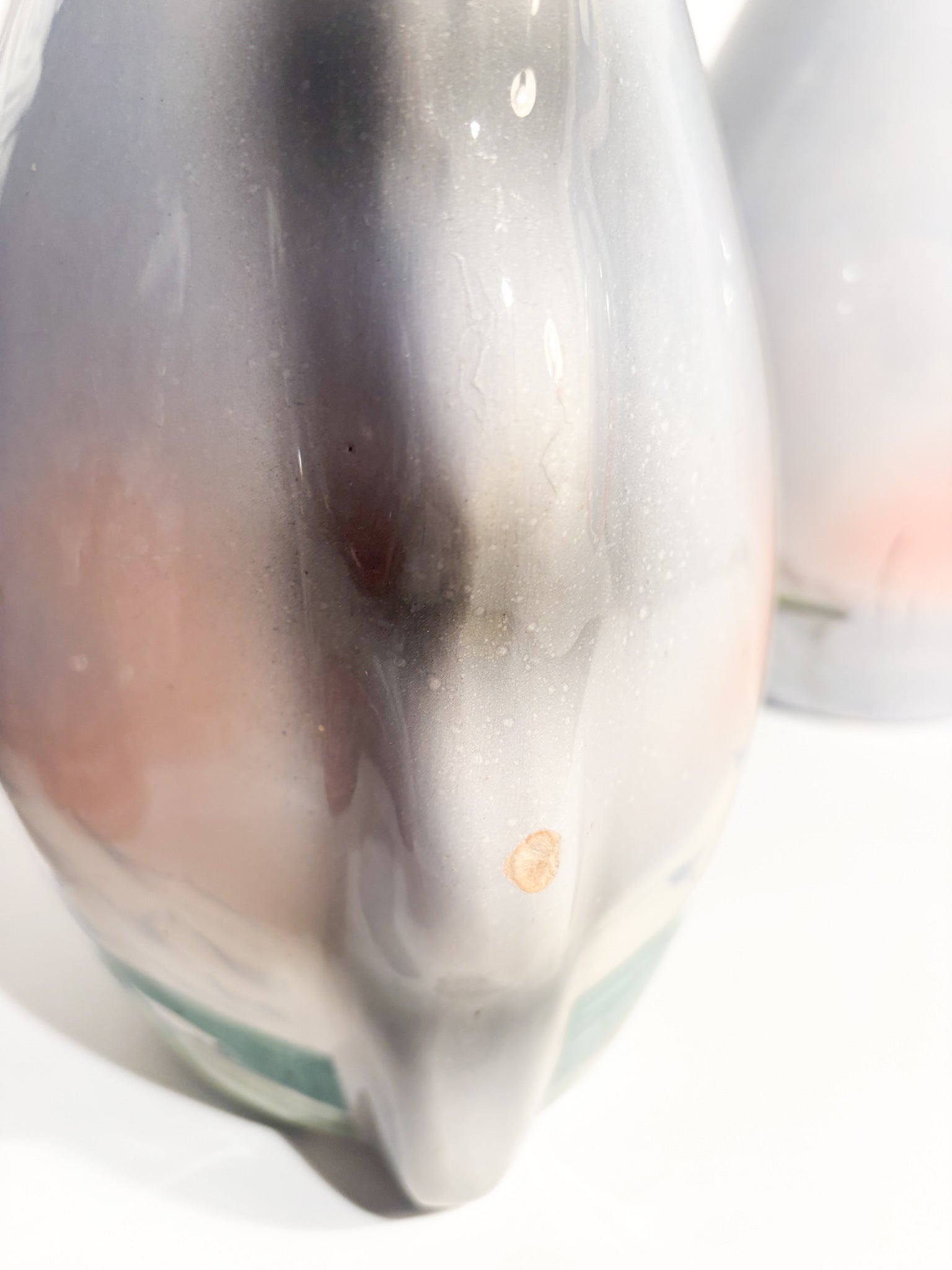 Pair of Vases in Hand-Painted Castelli Ceramics from the 1950s