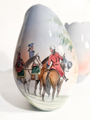 Coppia di Vasi in Ceramiche di Castelli Dipinta Mano Anni 50