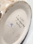 Coppia di Vasi in Ceramiche di Castelli Dipinta Mano Anni 50