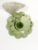 Sfera da Scalinata in Cristallo di Boemia e Base in Ottone XIX Secolo