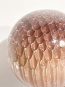 Sfera da Scalinata in Cristallo di Boemia e Base in Ottone XIX Secolo