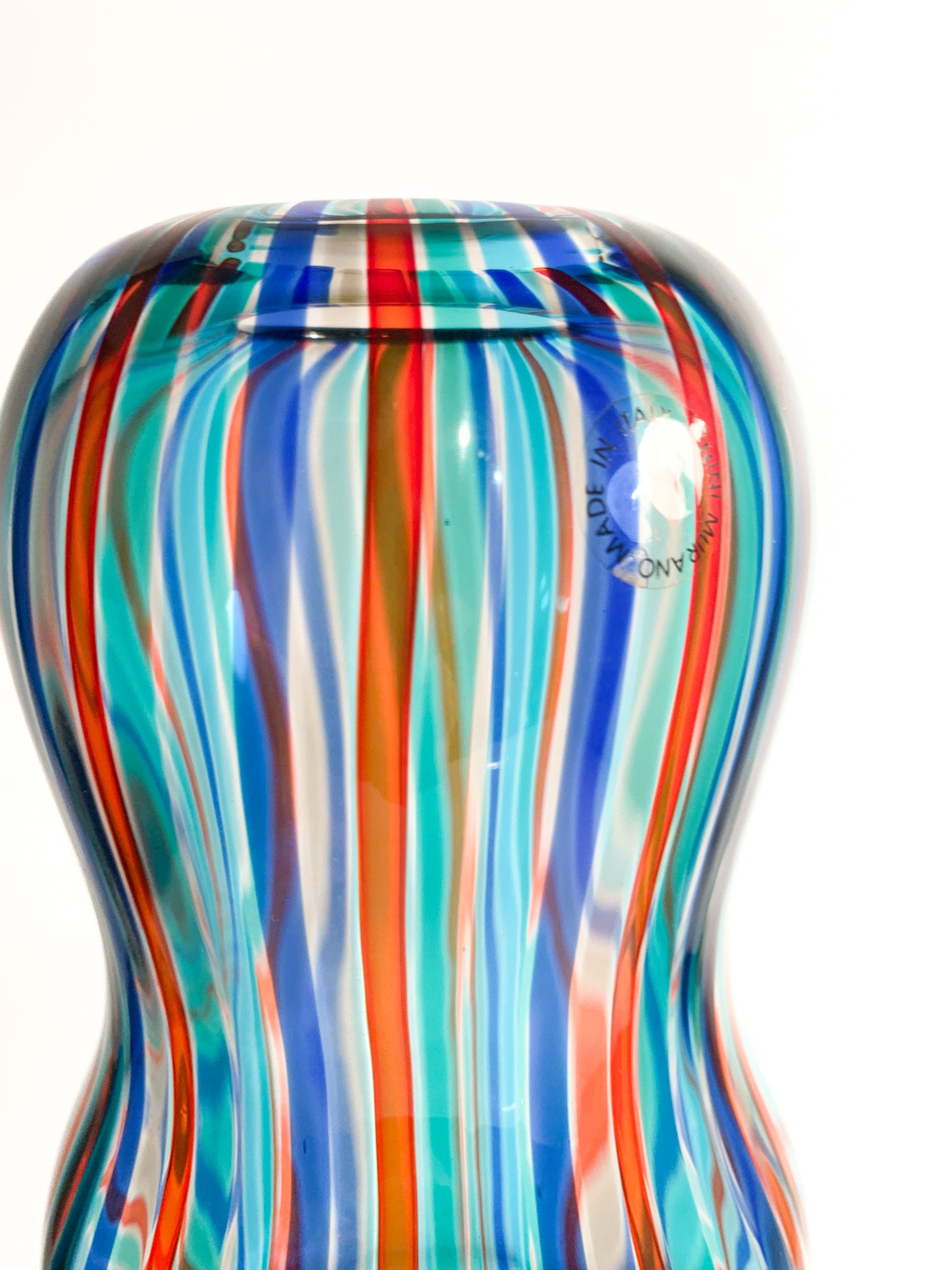 Vaso 'Arado' di Alessandro Mendini per Venini del 1988