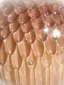 Sfera da Scalinata in Cristallo di Boemia e Base in Ottone XIX Secolo