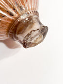 Sfera da Scalinata in Cristallo di Boemia e Base in Ottone XIX Secolo