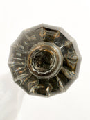 Sfera da Scalinata in Cristallo di Boemia e Base in Ottone XIX Secolo