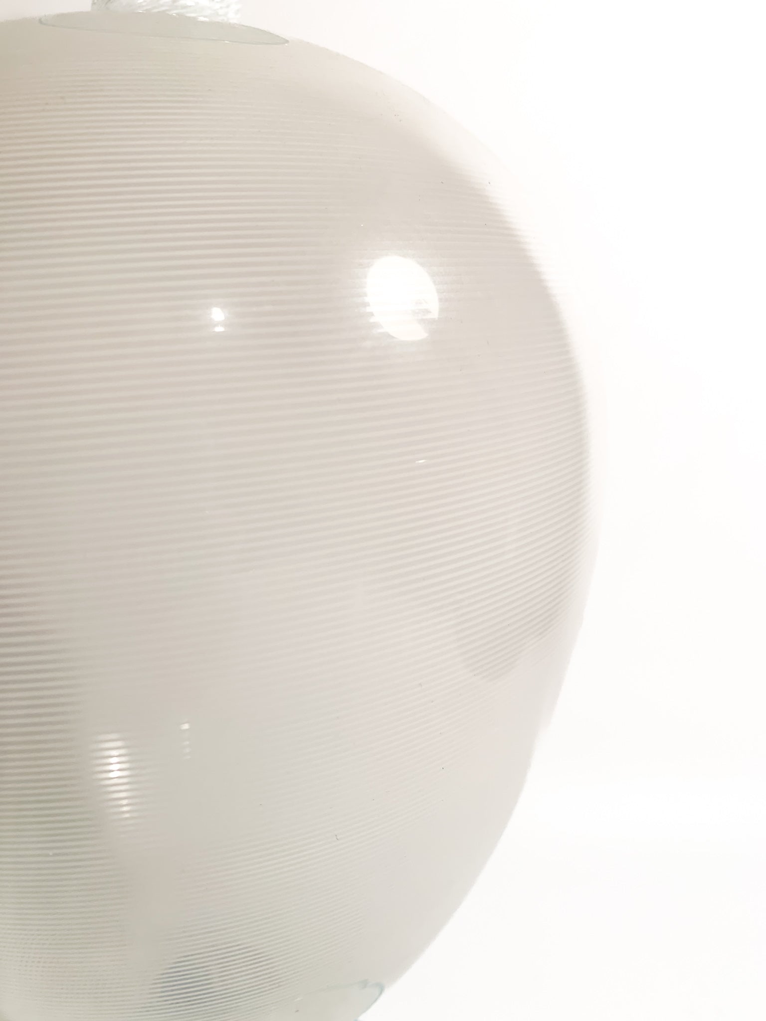 Vaso a Filigrana Modello Veronese in Vetro di Murano di Barovier & Toso Anni 50