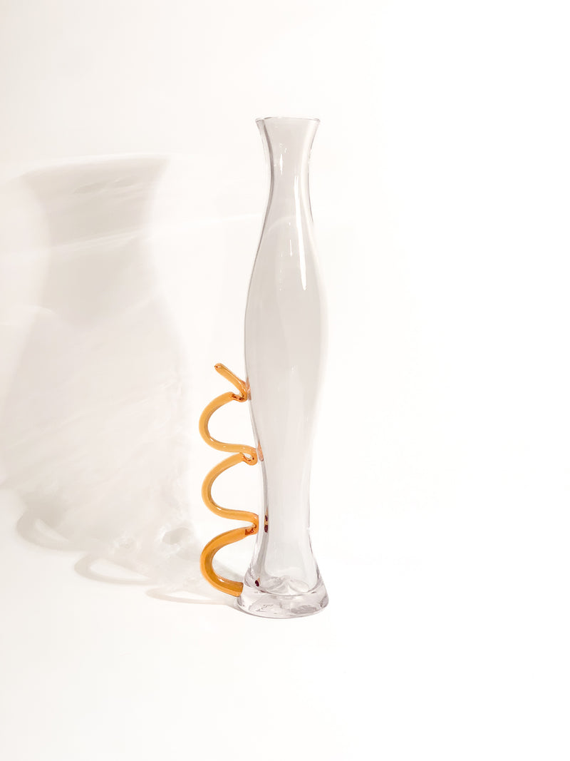 Murano Glass Vase by Cleto Munari 1990s