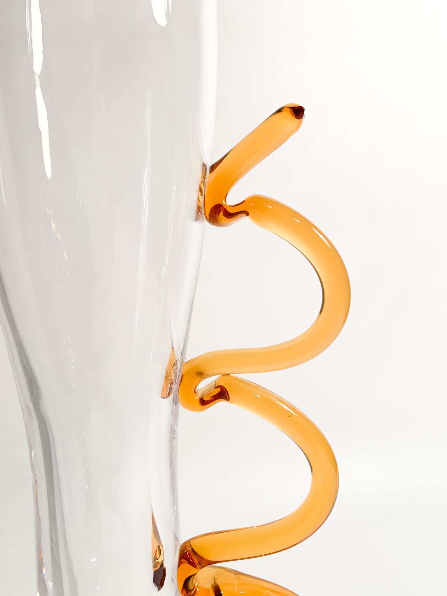 Vaso in Vetro di Murano di Cleto Munari Anni 90