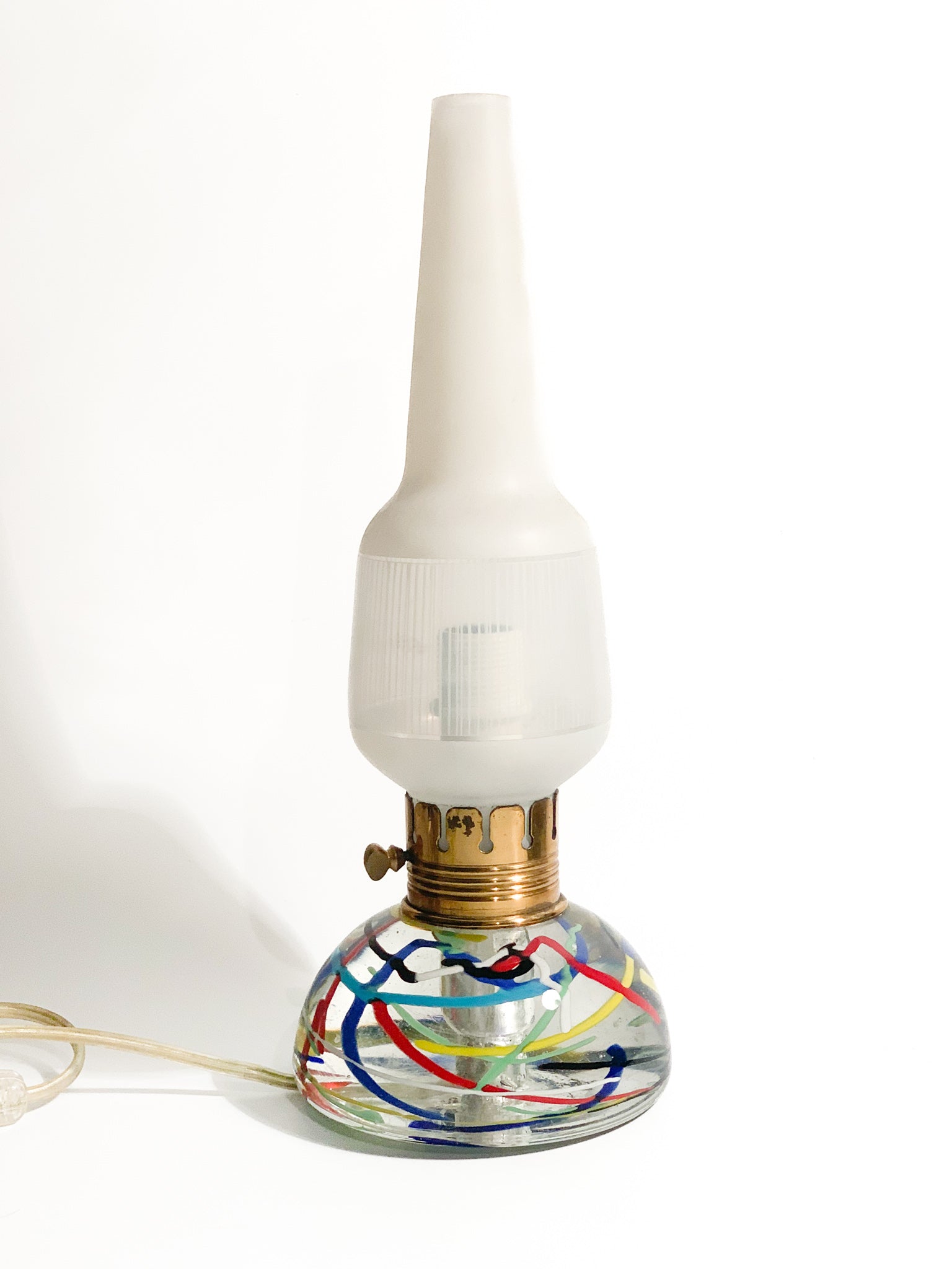 Murano Glass Lamp Attributed to Dino Martens 1950s