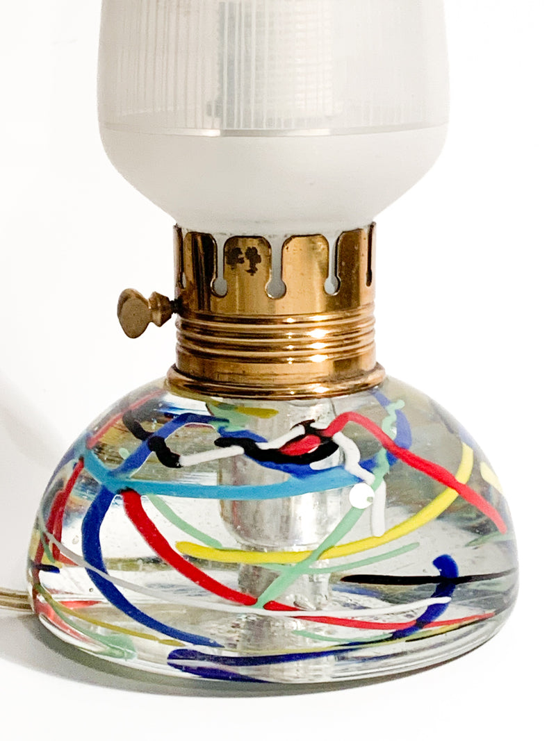 Murano Glass Lamp Attributed to Dino Martens 1950s