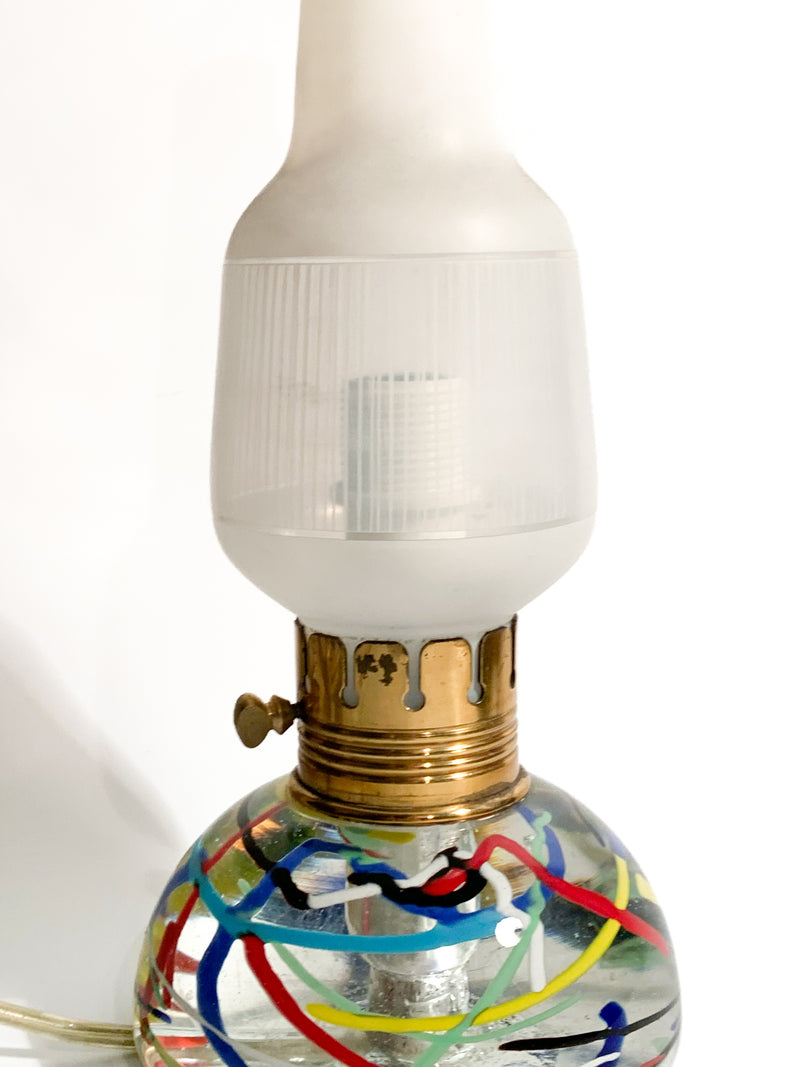 Murano Glass Lamp Attributed to Dino Martens 1950s